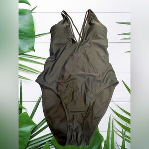 Black One-Piece Swimsuit